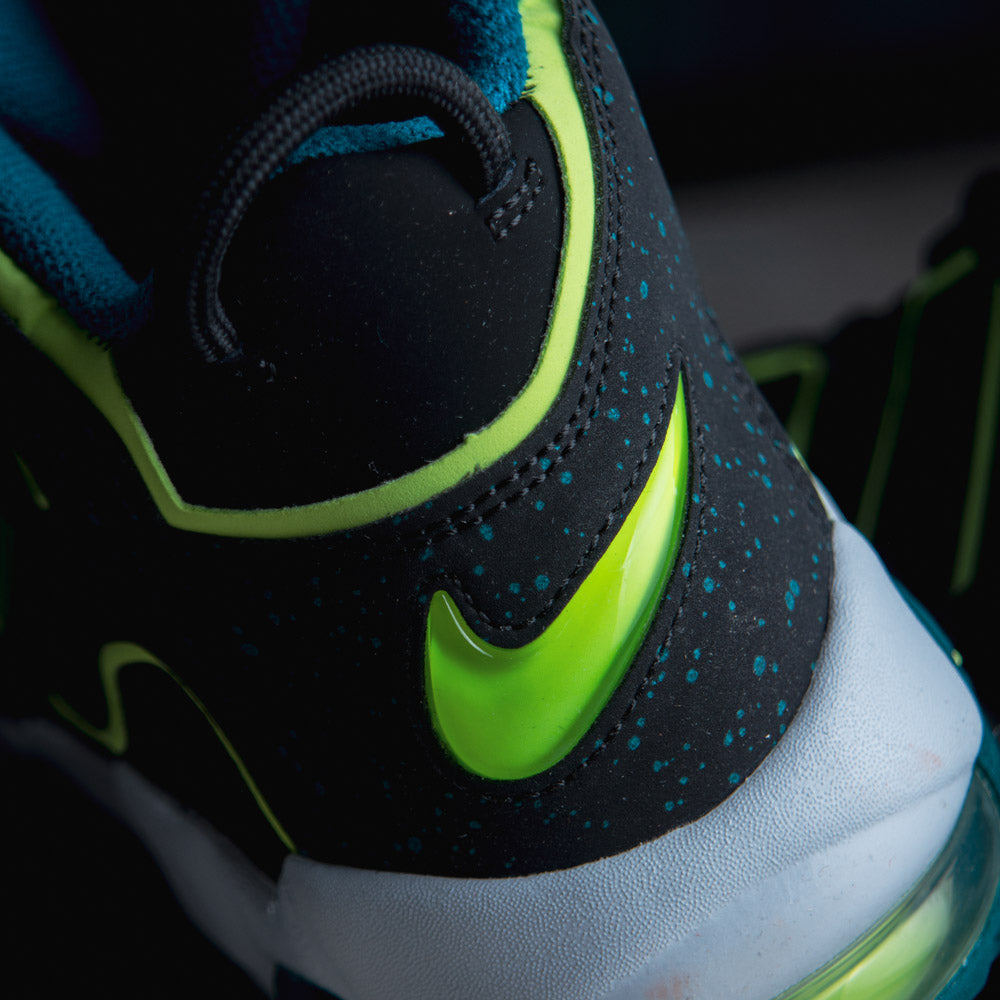 NIKE AIR MORE UPTEMPO (PS) / BLACK-VOLT-GEODE TEAL-CLEAR JADE